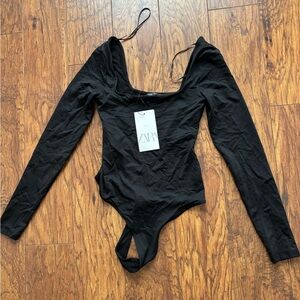 Zara Elegant Black Top